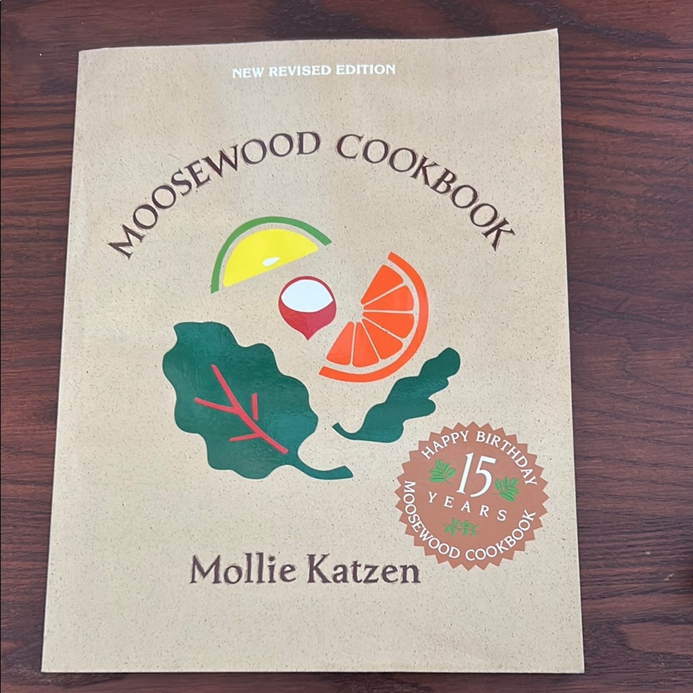 Moosewood Cookbook by Mollie Katzen - Beige Cover